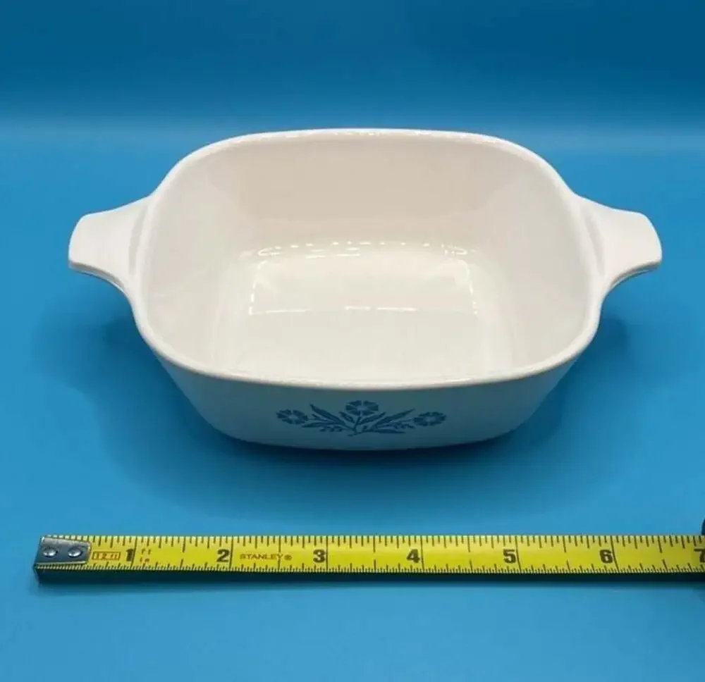 Corning Ware Blue Cornflower Petite Pan Baking Dish P-41-B 1-3/4 Cup